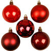 Boules de Noël Creativ company, d 6 cm, harmonie rouge, 20 pièces 1 boîte