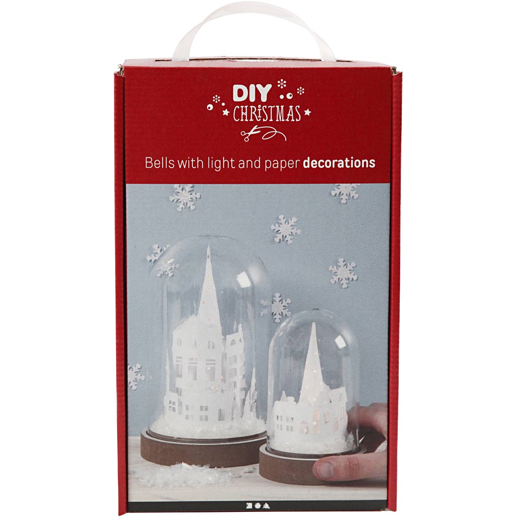 Creativ company set pour cloches, h: 12,5+18 cm, 2 pièces 1 boîte