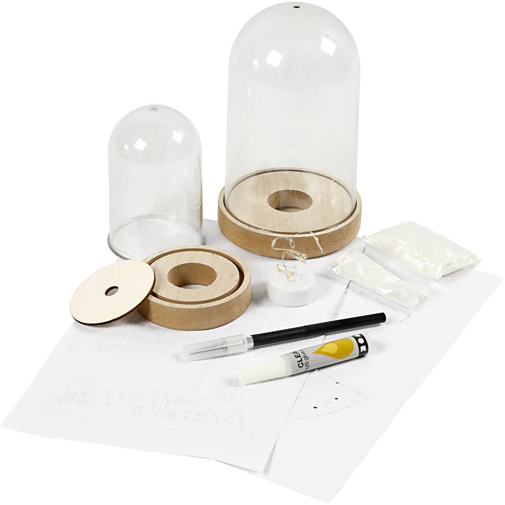 Creativ company set pour cloches, h: 12,5+18 cm, 2 pièces 1 boîte