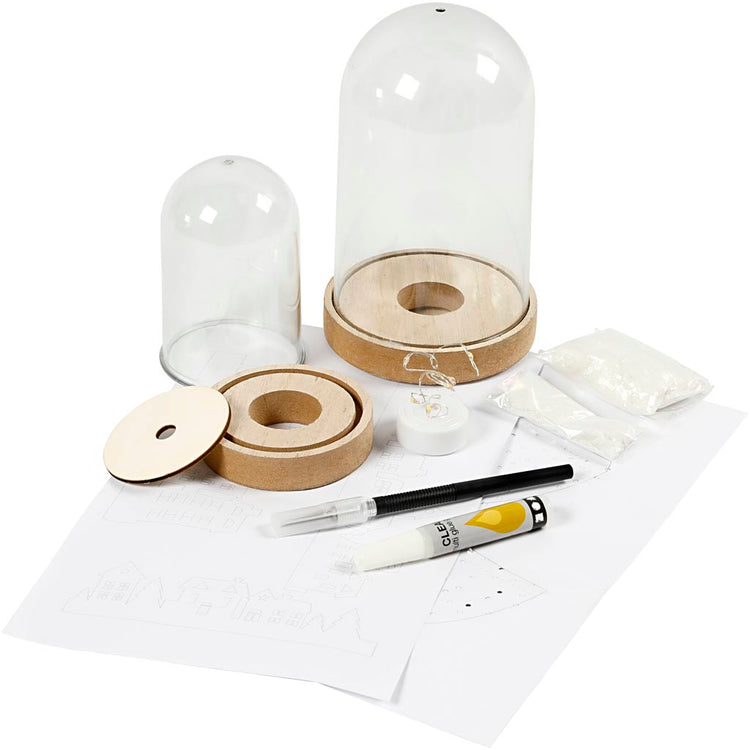 Creativ company set pour cloches, h: 12,5+18 cm, 2 pièces 1 boîte