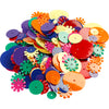 Paillettes Creativ company, rondes, taille 10-25 mm, différentes couleurs, 250 gr 1 boîte