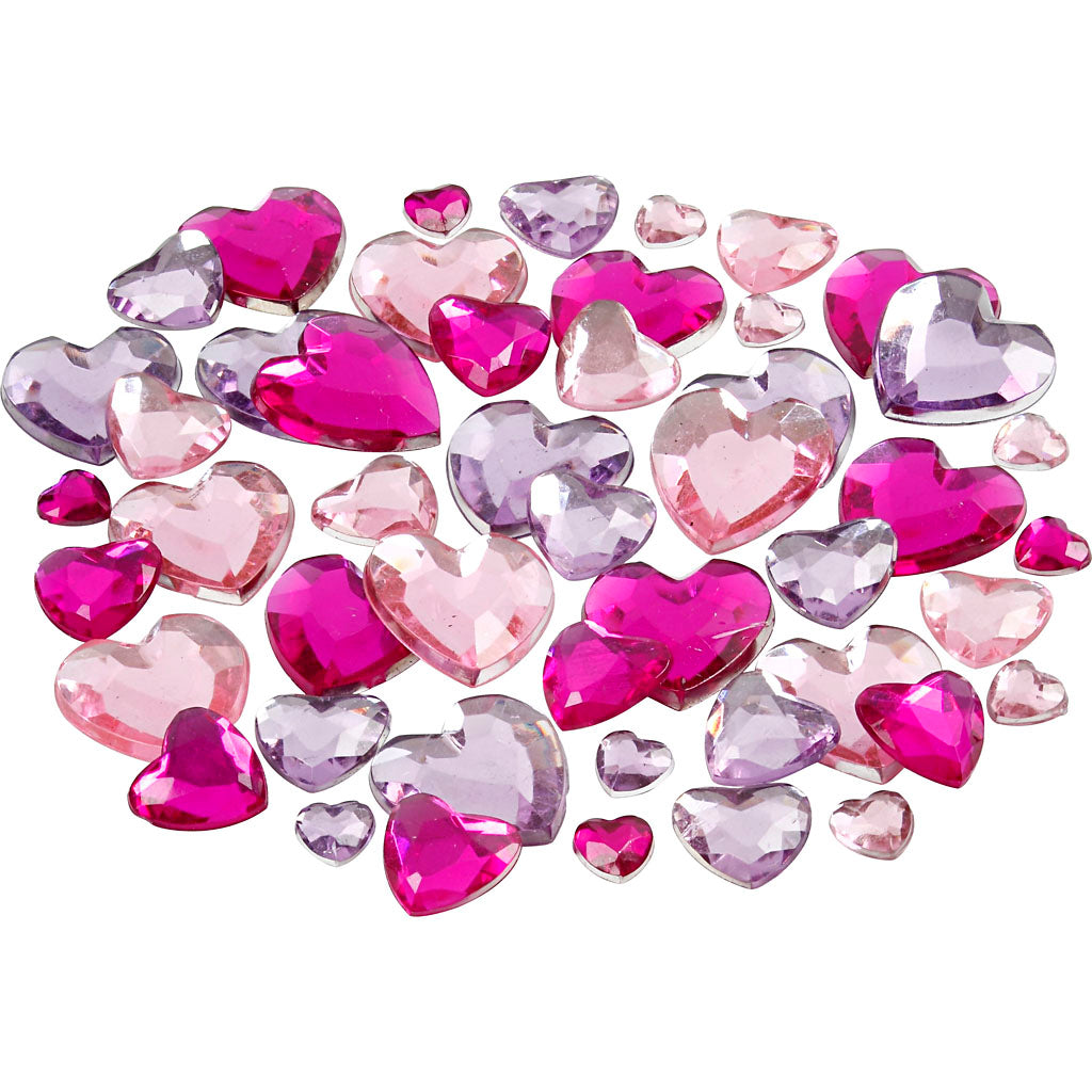 Strass Creativ company, taille 6+10+14 mm, violet, 252 pièces 1 boîte