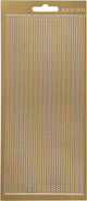 Creativ company autocollants, bordures, feuille 10x23 cm, or, 1 feuille