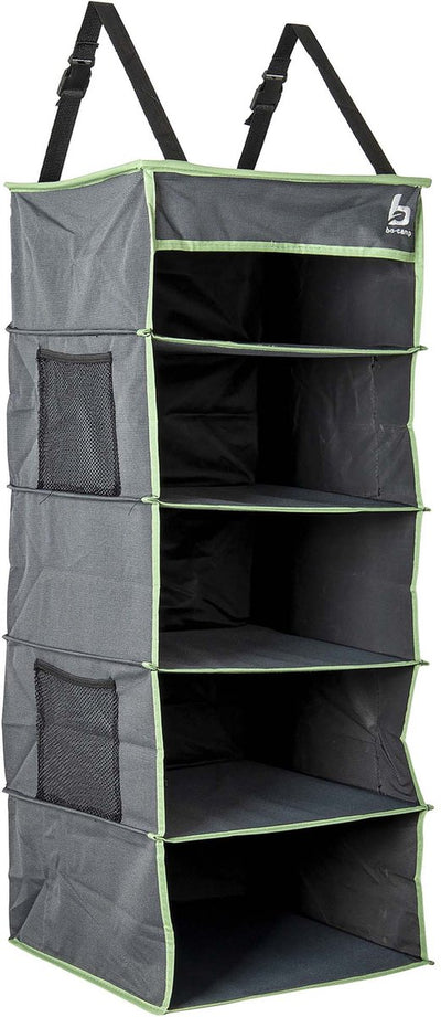 Bo-camp - armoire suspendue - armoire de camping - organiseur - 5 compartiments