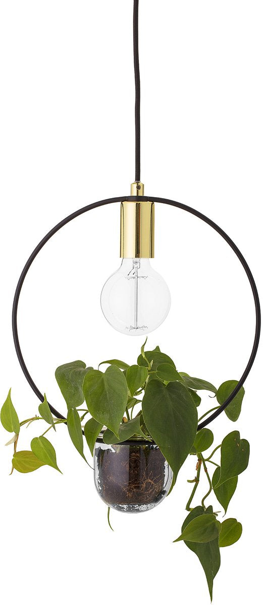 Bloomingville - lampe à suspension caralina - or - métal