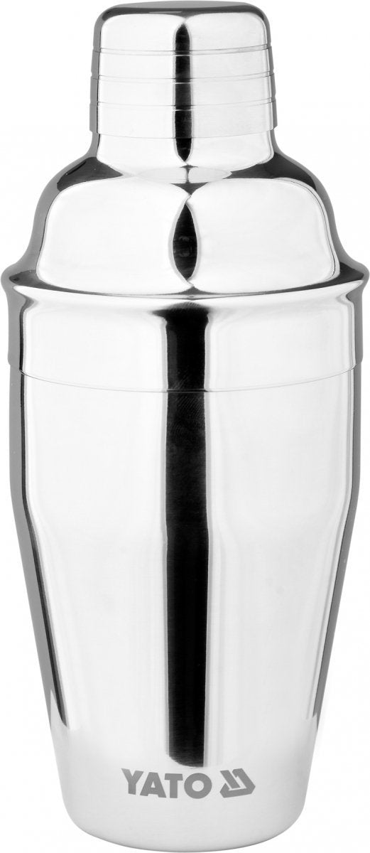 Yato shaker à cocktail professionnel shaker à cocktail acier inoxydable 500ml yg-07121 chrome