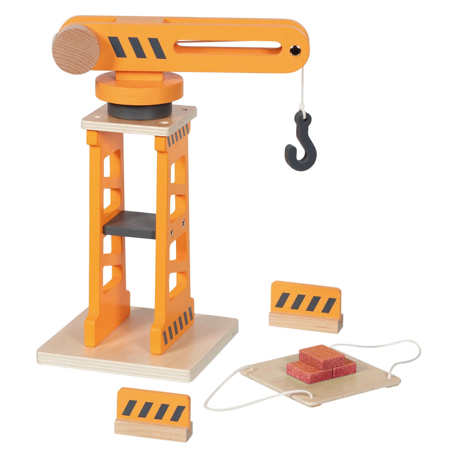 Grue rotative en bois Goki - 4 pcs.