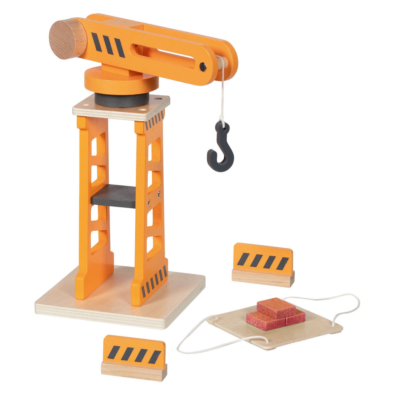 Grue rotative en bois Goki - 4 pcs.