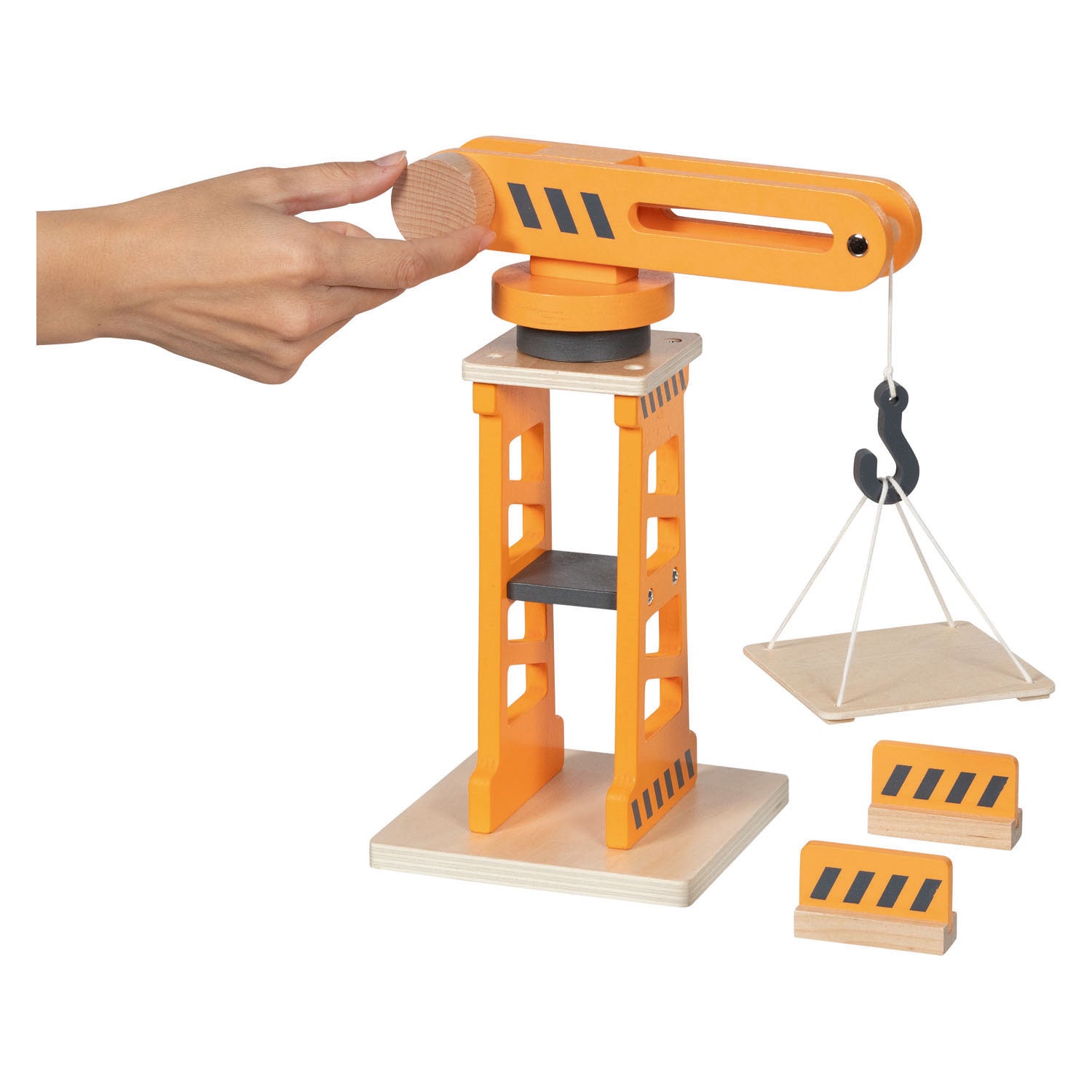 Grue rotative en bois Goki - 4 pcs.