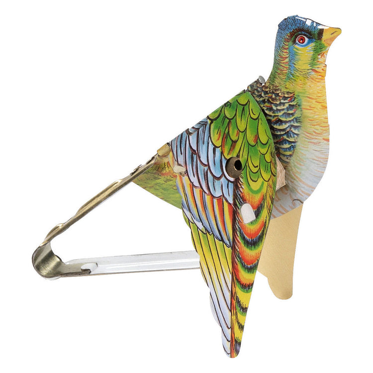 Oiseau chanteur en métal Goki