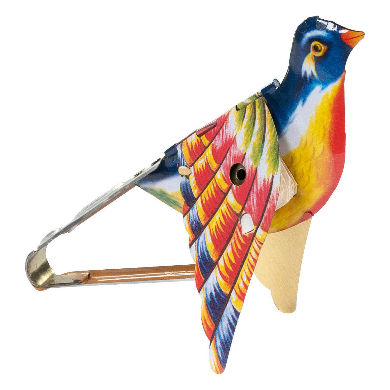 Oiseau chanteur en métal Goki