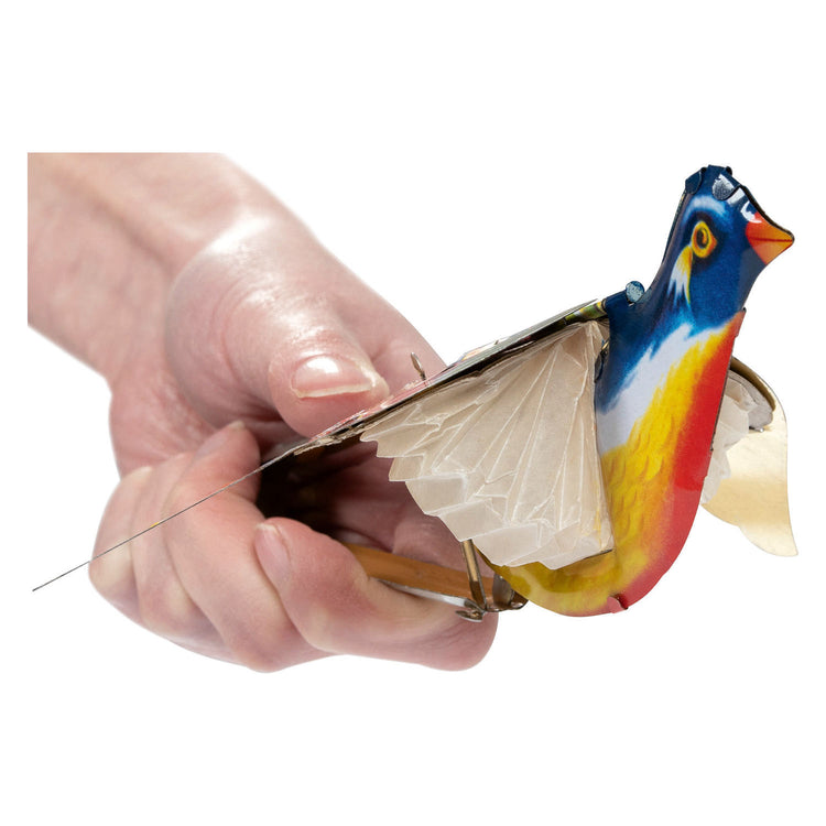 Oiseau chanteur en métal Goki
