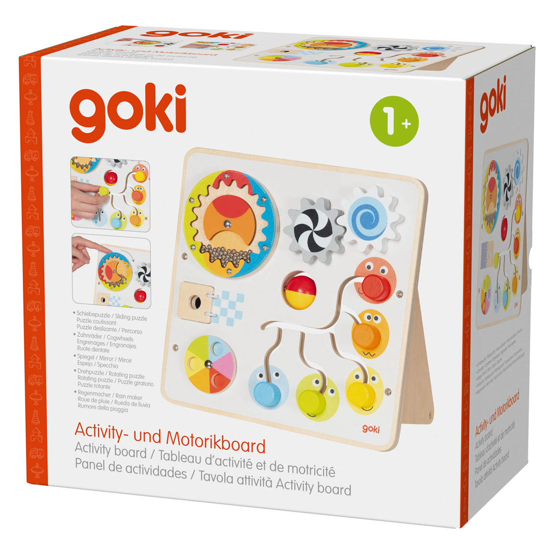 Planche d'activités en bois Goki