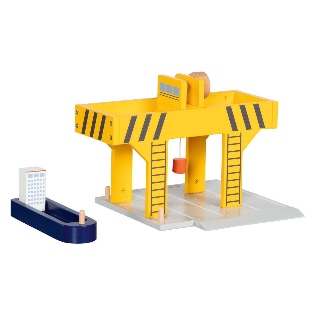 Grue portuaire en bois Goki - 13 pcs.