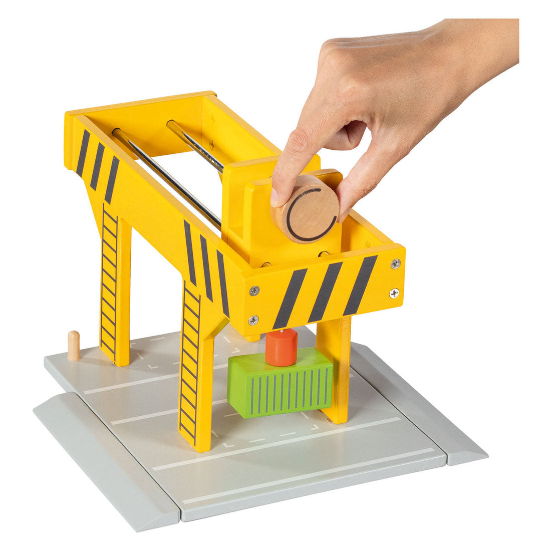 Grue portuaire en bois Goki - 13 pcs.
