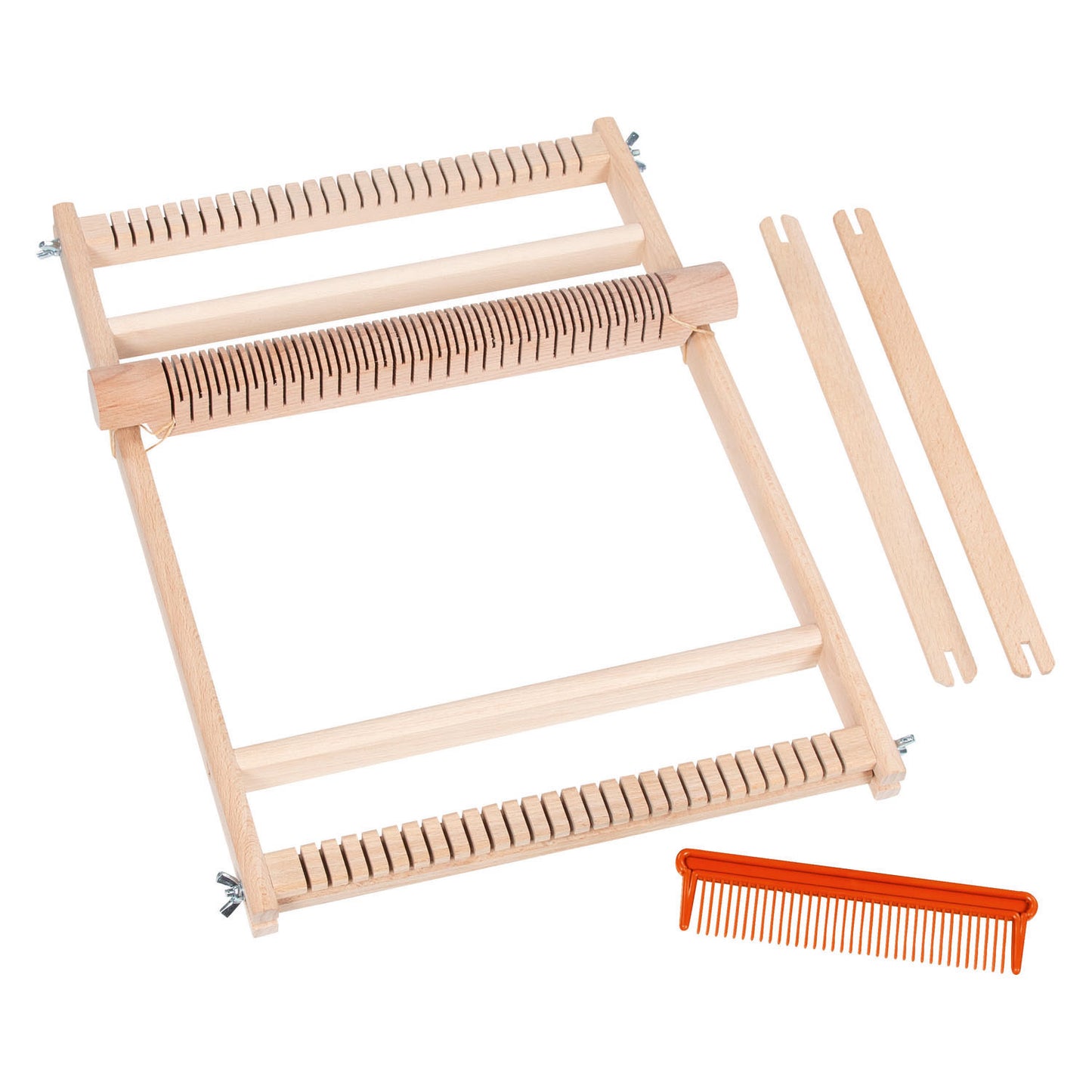 Métier à tisser en bois Goki pour école avec peigne - 25cm