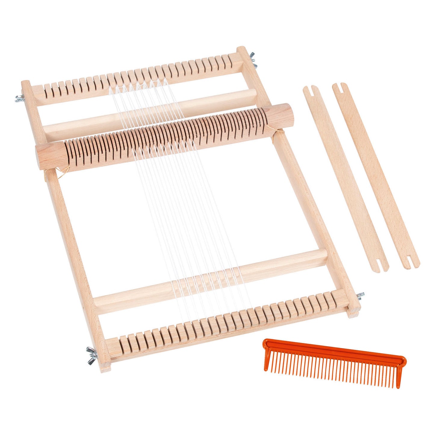 Métier à tisser en bois Goki pour école avec peigne - 25cm