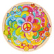 Goki puzzle en bois fleurs de mandala - 34 pièces.