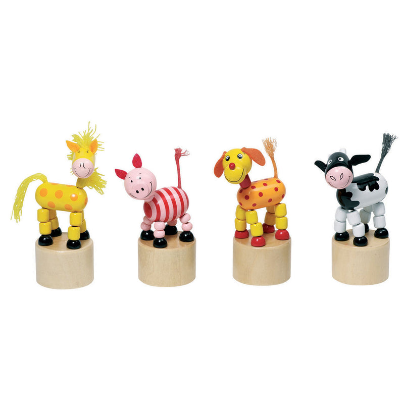 Goki Wooden Printing Figure Animaux