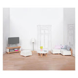 Goki Wooden Puppet Furniture Living Room, 15dlg. - afbeelding 2