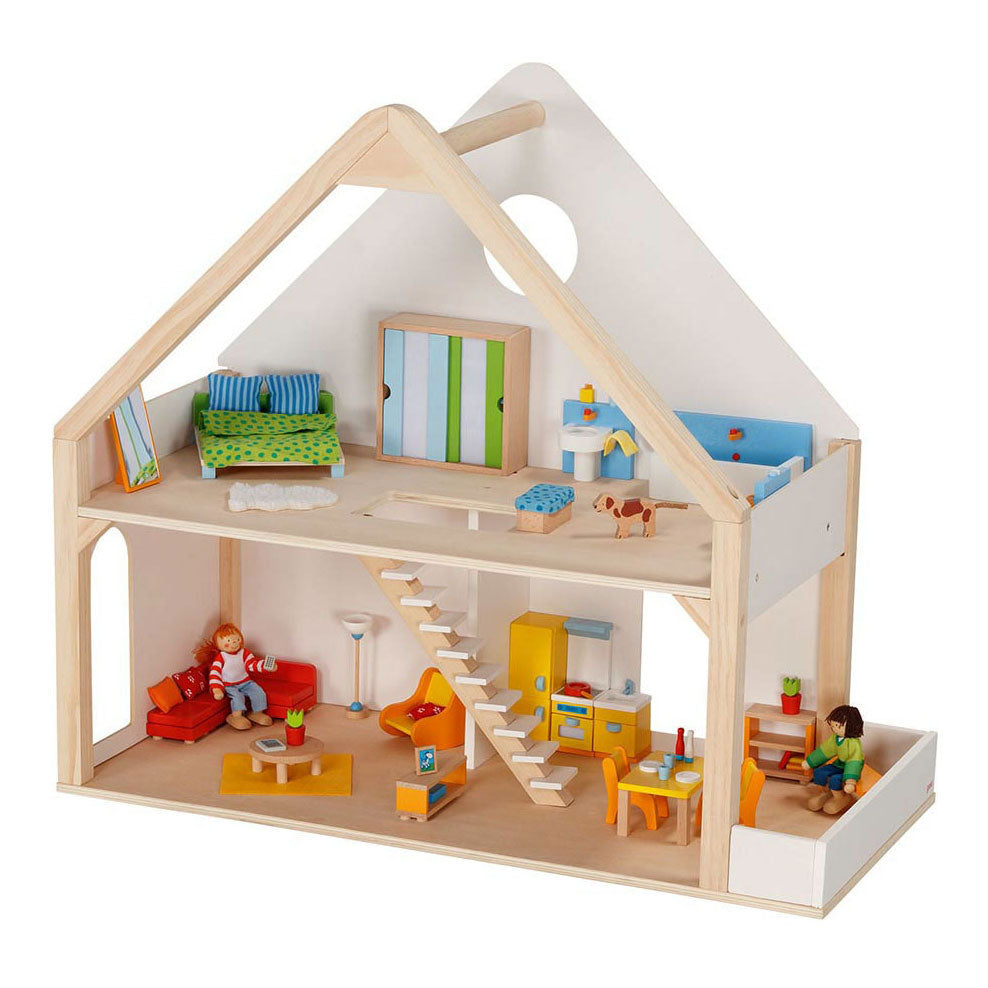 Maison de poupée en bois Goki avec 2 étages
