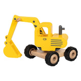Goki Excavateur en bois jaune - afbeelding 1