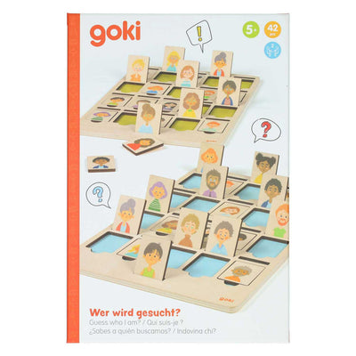 Goki Wooden Game Quelle personne suis-je?