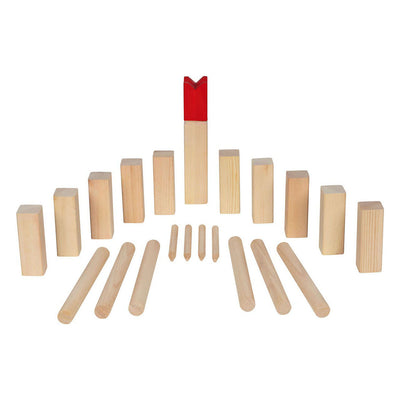 GOKI WOODEN GAME EN COTTON BAG, 21DLG.