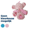 Chien velu rose bleu assorti