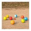 GOKI WOODEN JEU DE BOULES avec sac en coton, 9dlg.