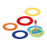 GOKI WOODEN SINGSWERP GAME avec 6 anneaux en feutre - afbeelding 1