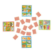 Goki Wooden Lotto Game Animaux, 28dlg. - afbeelding 2