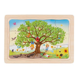 Goki Wooden Jigsaw Puzzle My Apple Tree, 32e. - afbeelding 2