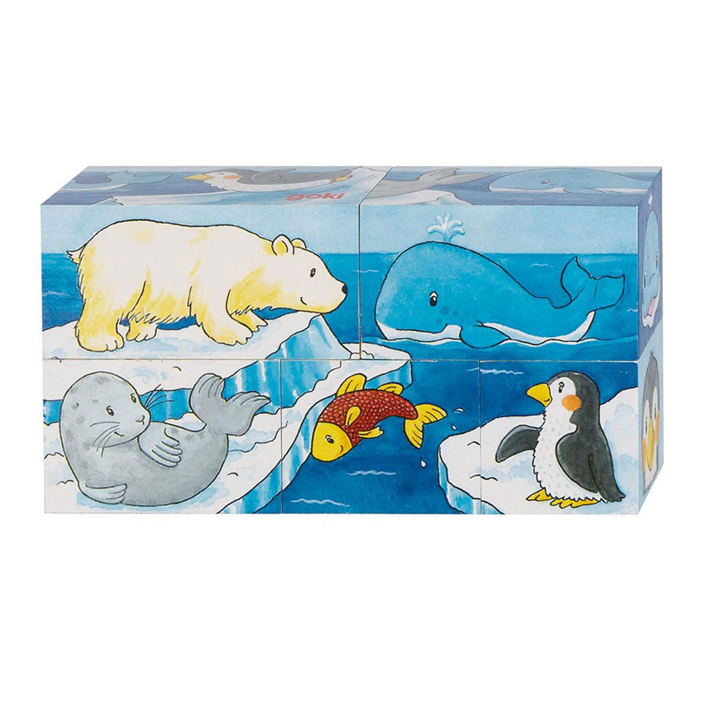 Goki Wooden Block Puzzle Safari, 5e.