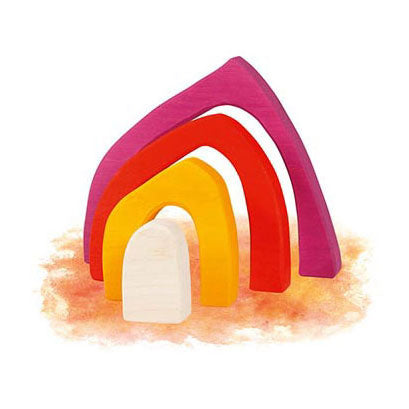 Goki Wooden Building Blocs Four Seasons, 25dlg.