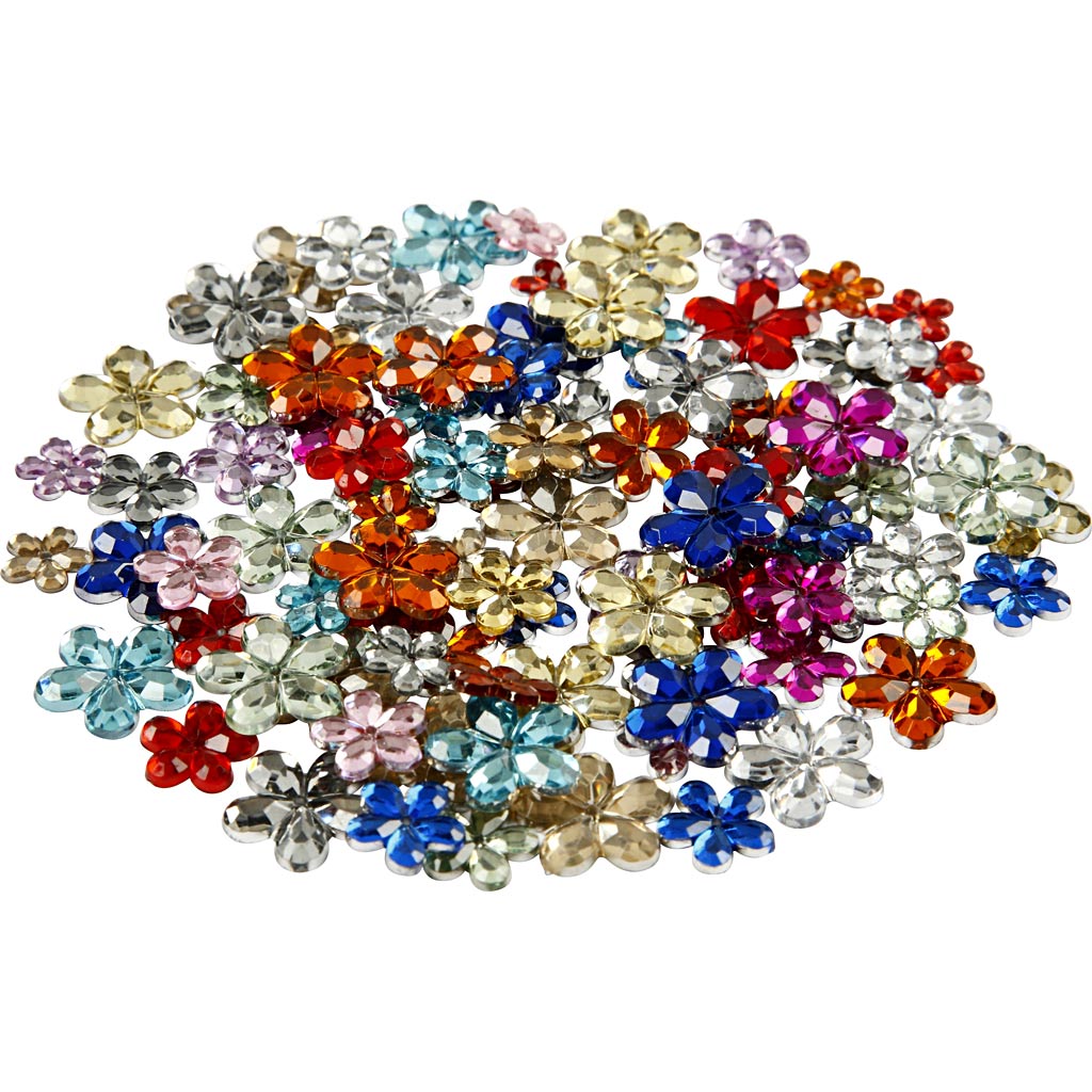 Strass Creativ company, d 6+10+12 mm, différentes couleurs, 2520 pièces 1 boîte