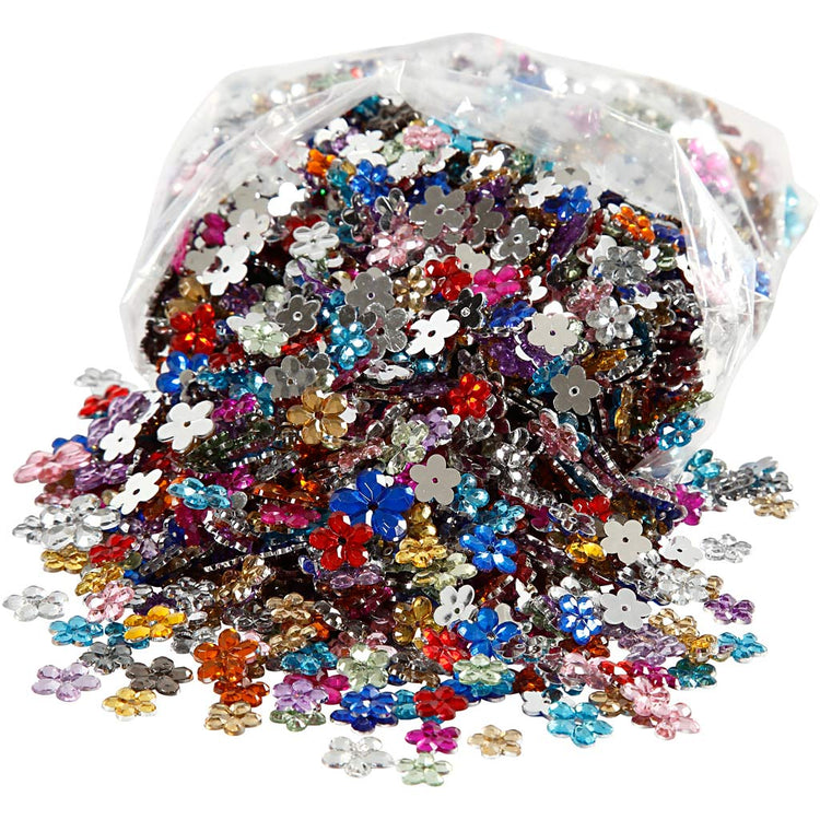 Strass Creativ company, d 6+10+12 mm, différentes couleurs, 2520 pièces 1 boîte