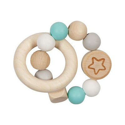 Goki Wooden Gripping Star Light Bleu