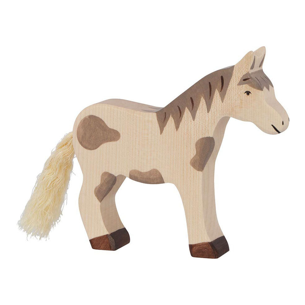 Holztiger Holztiger en bois à cheval repéré