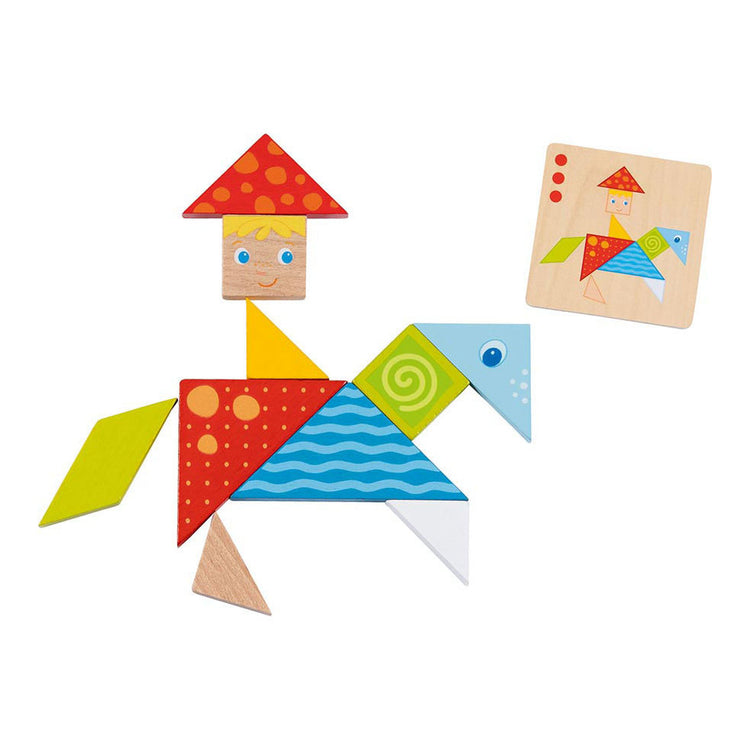 Monde de tangram en bois Goki