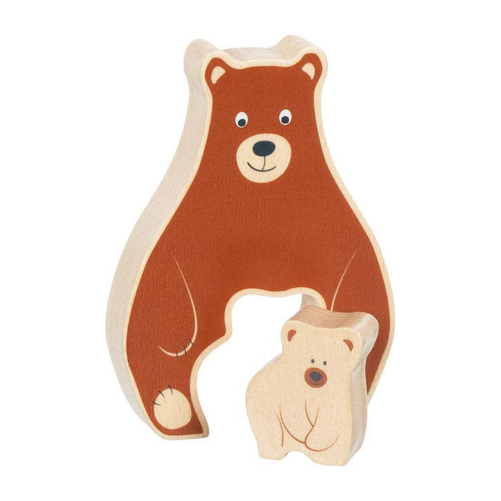 Goki Wooden Puzzle Standing Beert, 2e.