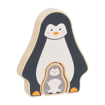 Goki Wooden Puzzle debout Pinguint, 2e.