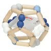 Goki Wooden Gripping Elastic Ball Bleu