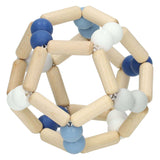 Goki Wooden Gripping Elastic Ball Bleu - afbeelding 1