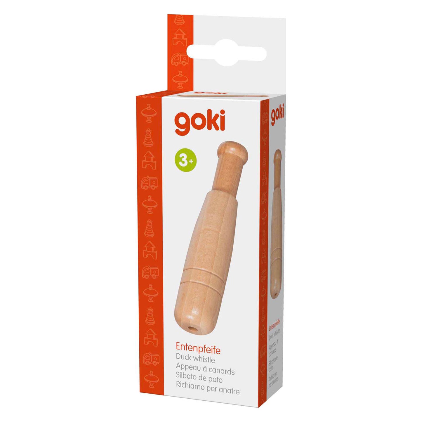 Flûte de canard en bois goki
