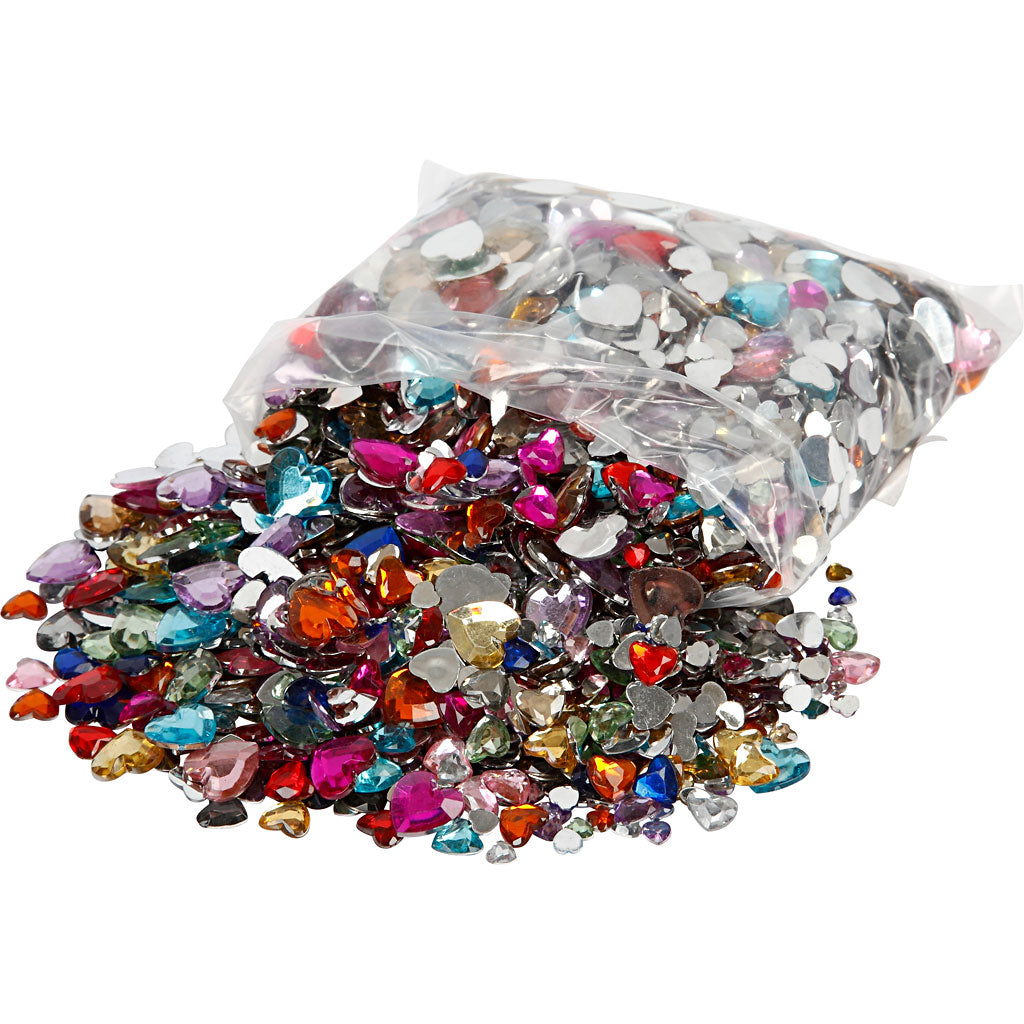 Strass Creativ company, d 6+10+14 mm, différentes couleurs, 2520 pièces 1 boîte