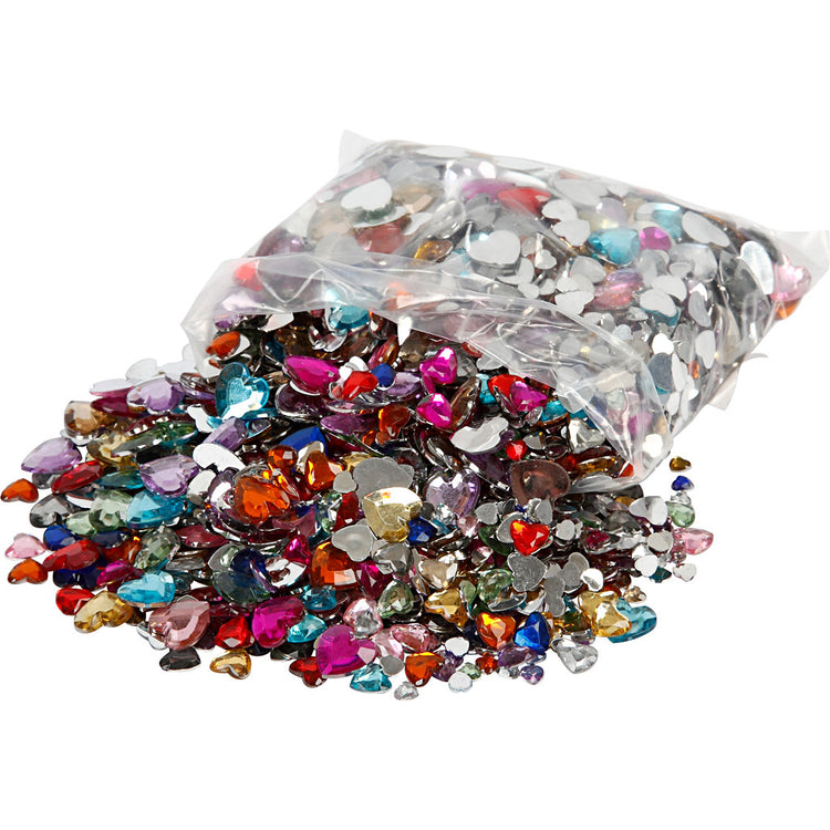 Strass Creativ company, d 6+10+14 mm, différentes couleurs, 2520 pièces 1 boîte