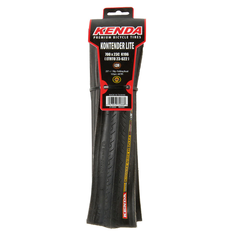 Pneu pliable Kenda kontender kevlar 700 x 23c l3r pro