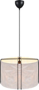Nordlux cardine 50-lampe suspendue-e27-papier froissé-blanc