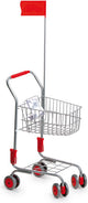 Cart d'achat de petits pieds avec siège et drapeau de poupée